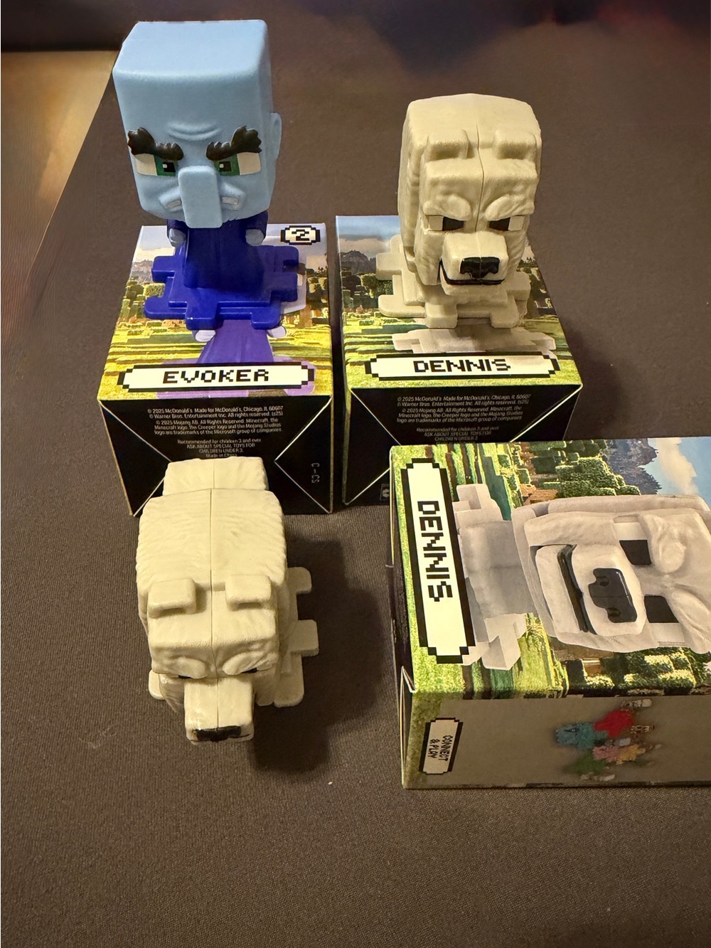 Minecraft Evoker and Dennis toys #minecraft #gaming